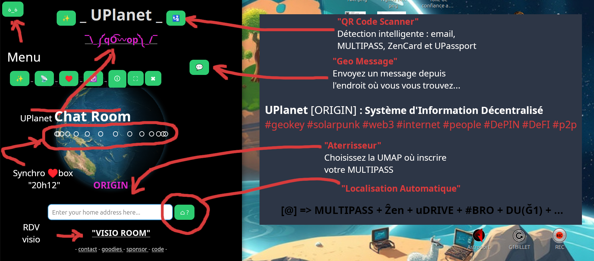 UPlanet Navigation Explanation